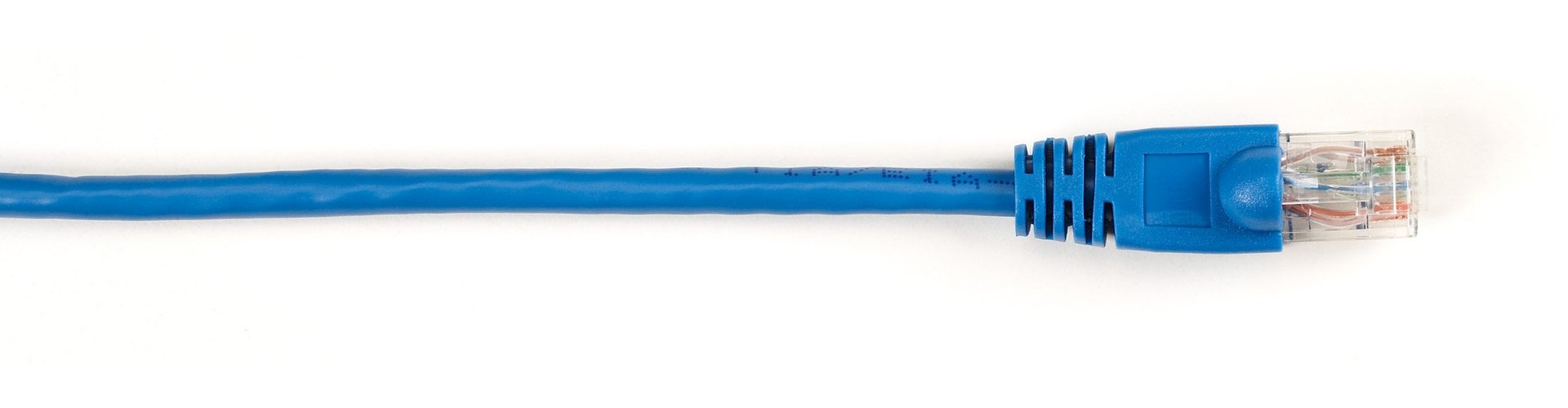 Black Box cable patch CAT6 trenzado azul 2.1 m 25 pzas