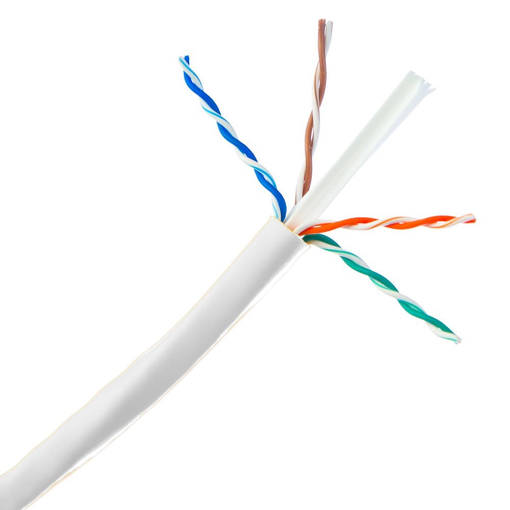 CableWholesale Bobina Cat6a 1000 ft 500 MHz, 23 AWG