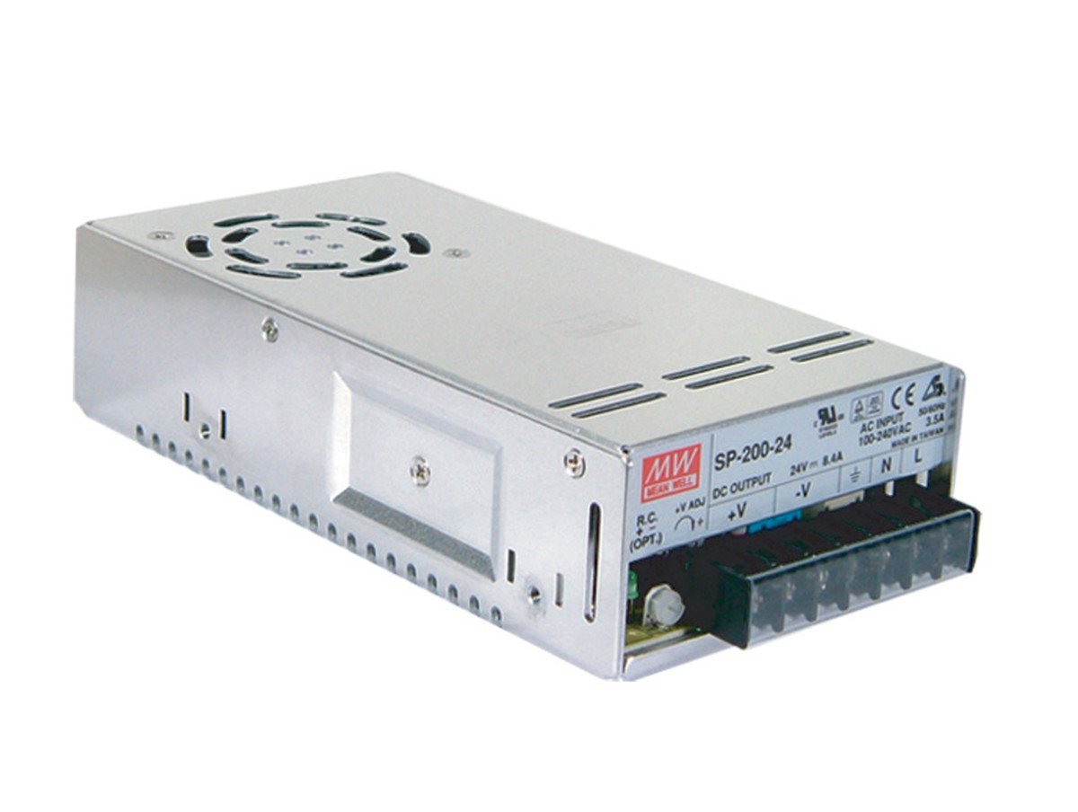 Mean Well SP-200-5 Fuente 5V 40A 200W con PFC