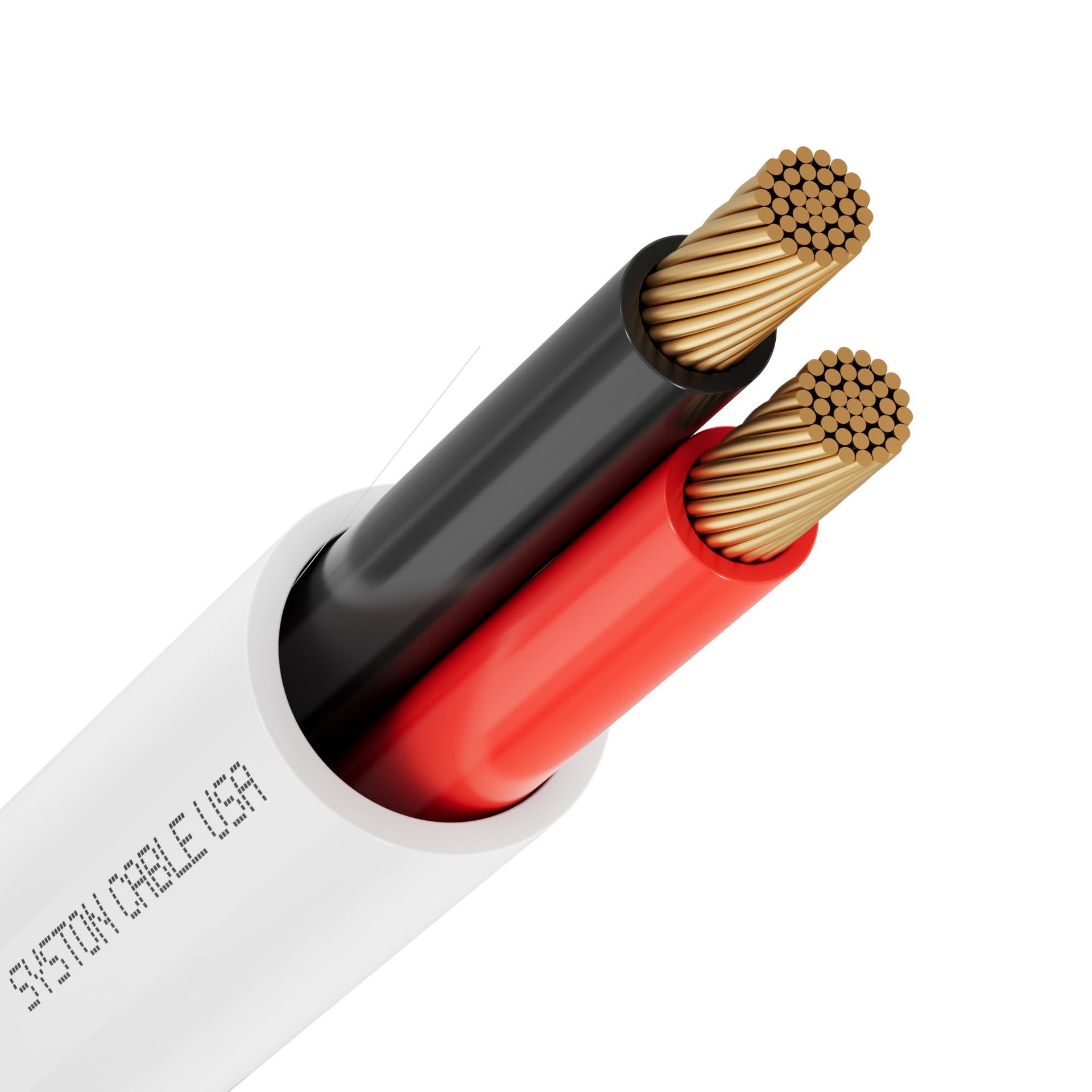 SYSTON Cable de audio 16/2 OFC 16AWG 500 FT