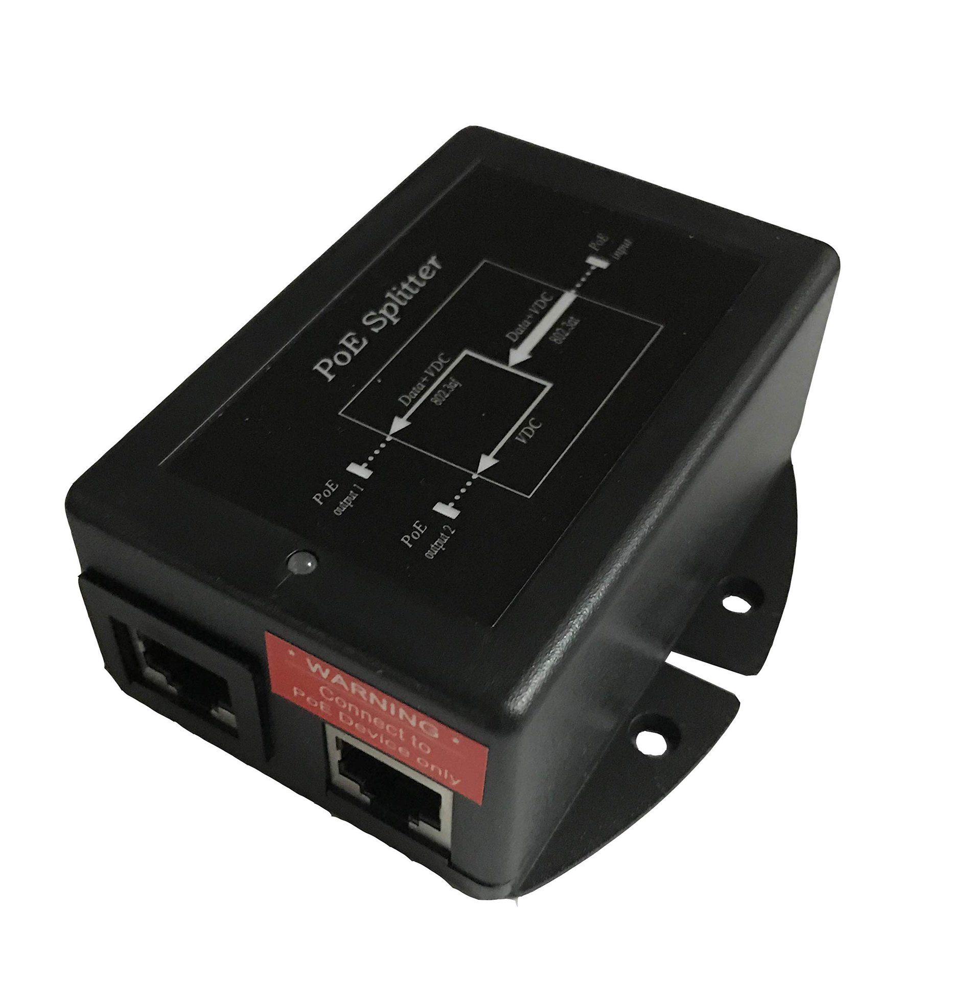 Divisor PoE 802.3at→802.3af + PoE 48V (30W) -40/+70°C