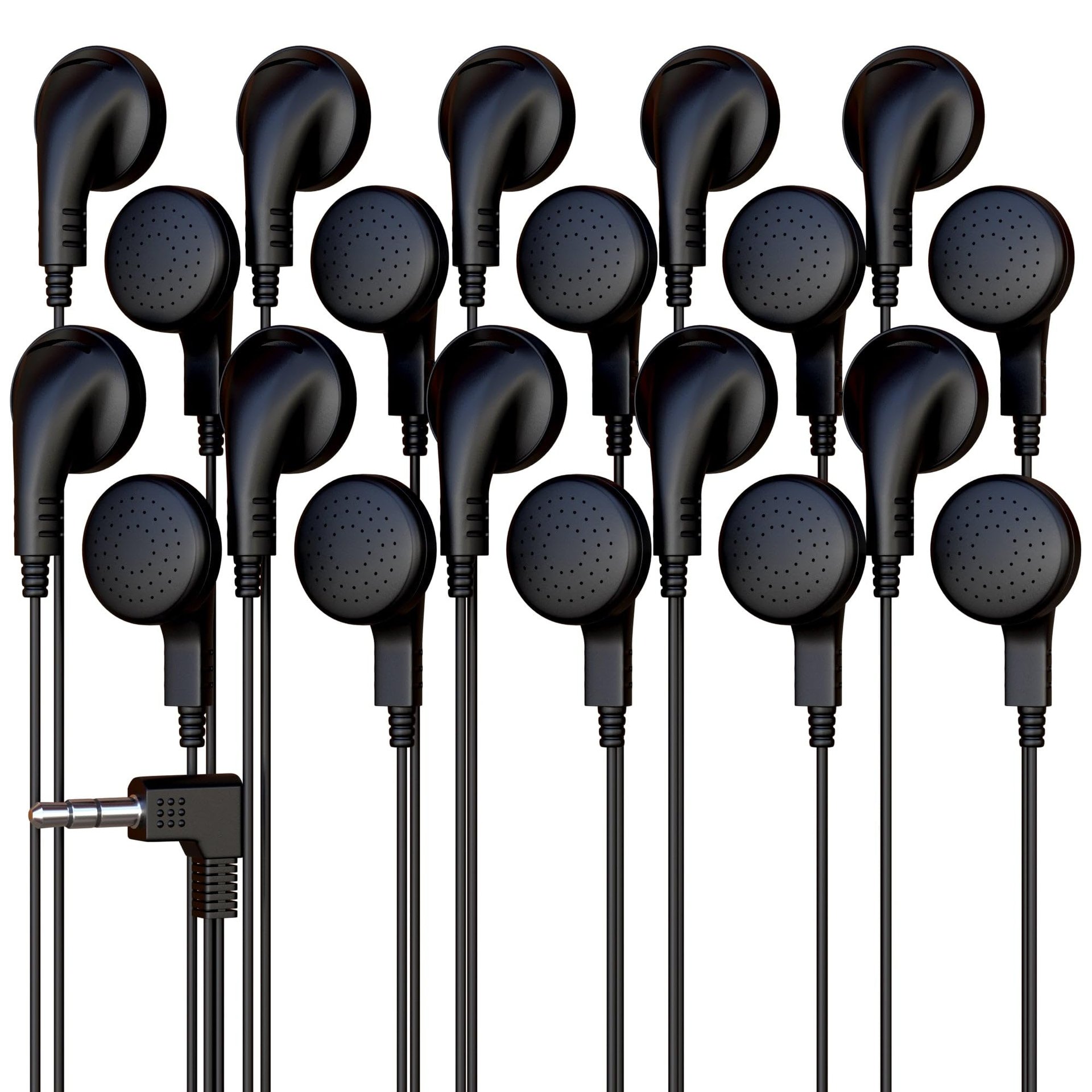 1000 Audífonos In-ear con Cable 3.5 mm — Negro