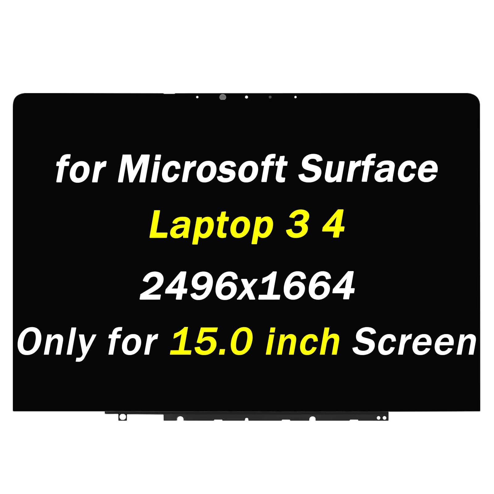 Repuesto pantalla táctil 15.0 pulgadas para Surface Laptop 3/4