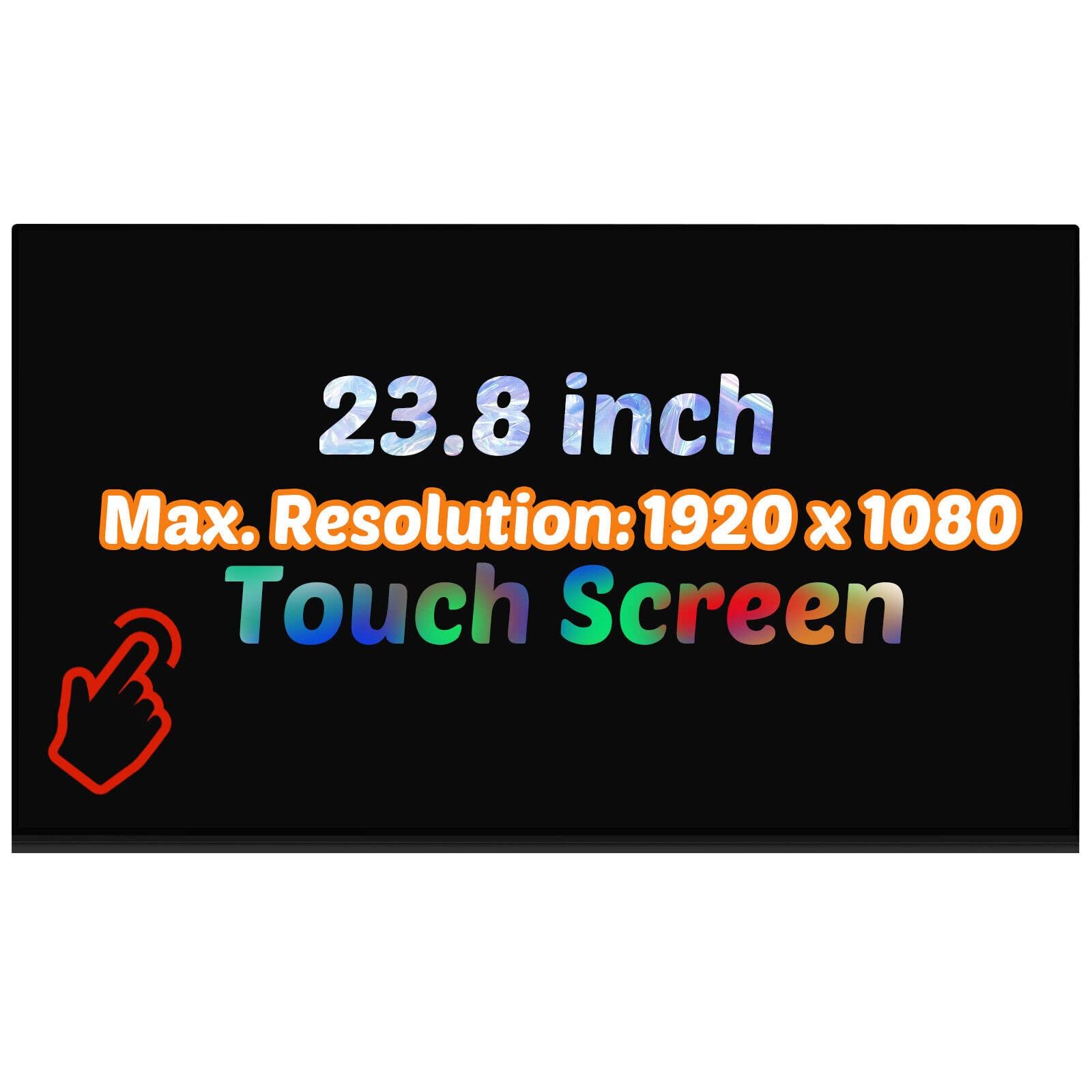 ARUISIFX Pantalla 23.8" FHD para Lenovo 01AG986 (Táctil)