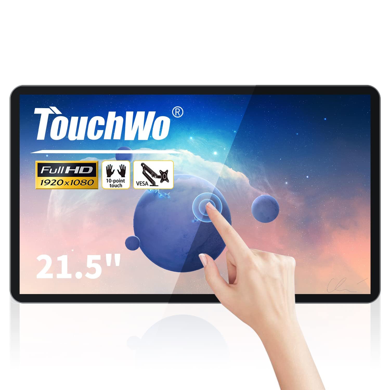 TouchWo Monitor táctil capacitivo 21.5'' 1080p
