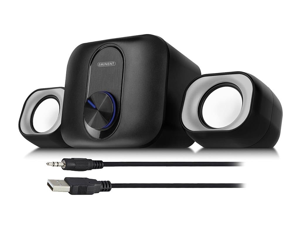 Eminent EM3515 — Parlantes 2.1 USB con subwoofer