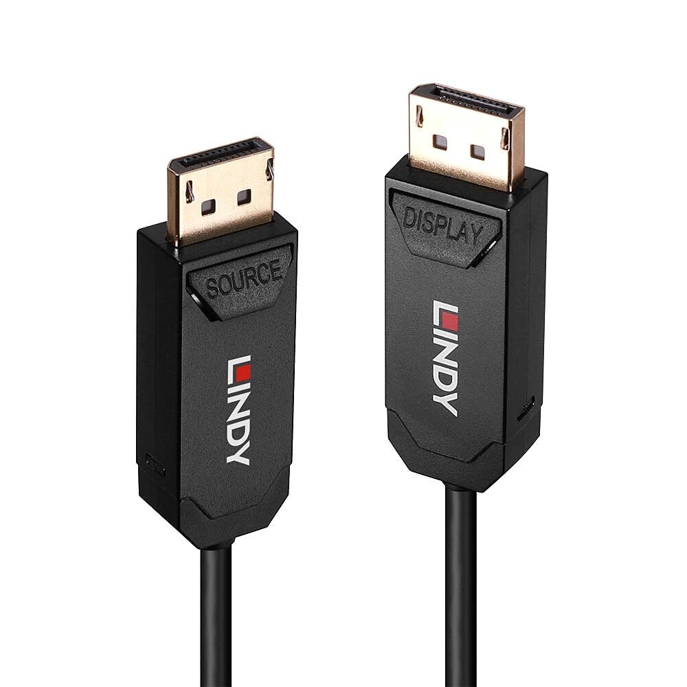 LINDY 38523 Cable DisplayPort 2.0 Híbrido 30 m