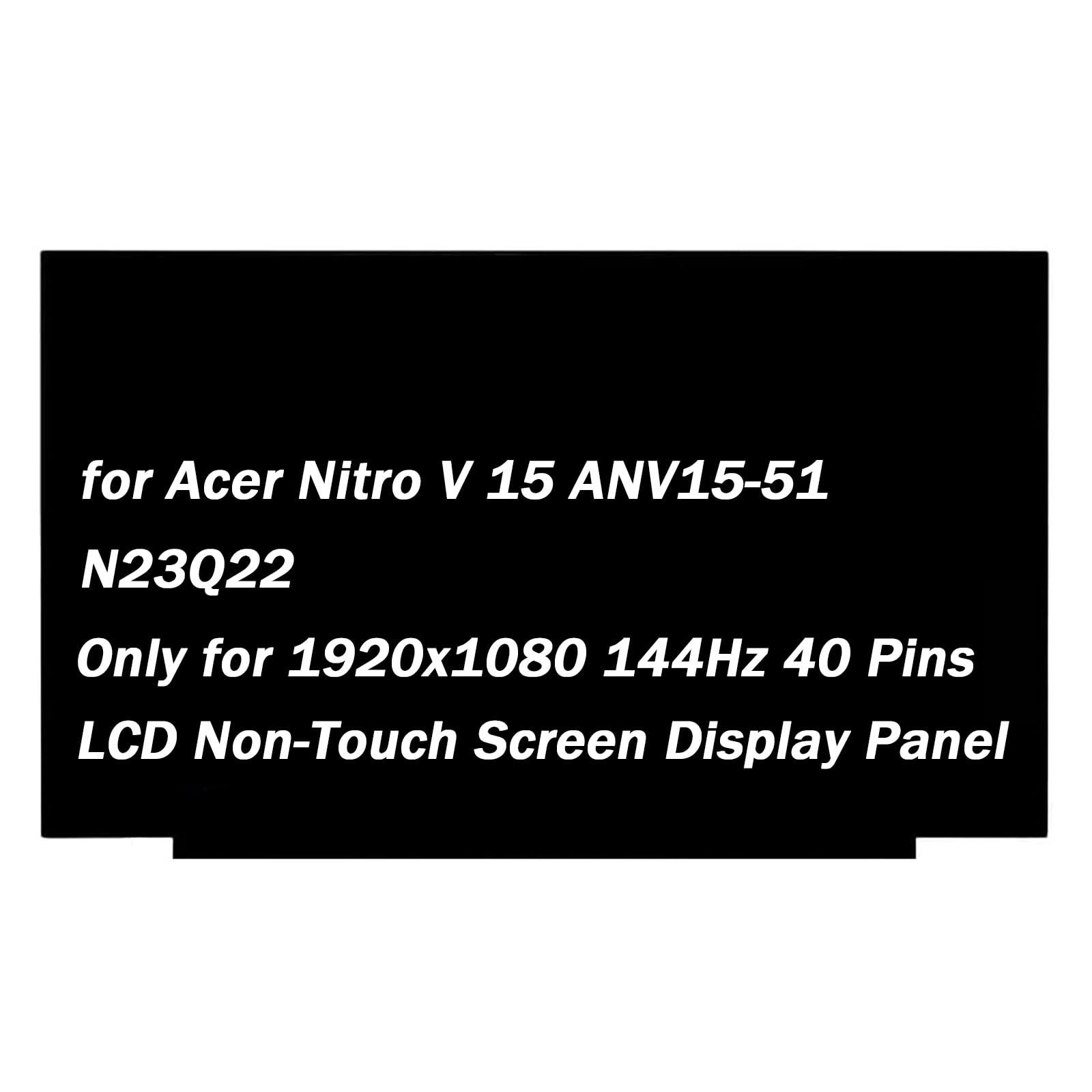 Pantalla 15.6 pulgadas 1920x1080 144Hz para Acer Nitro V