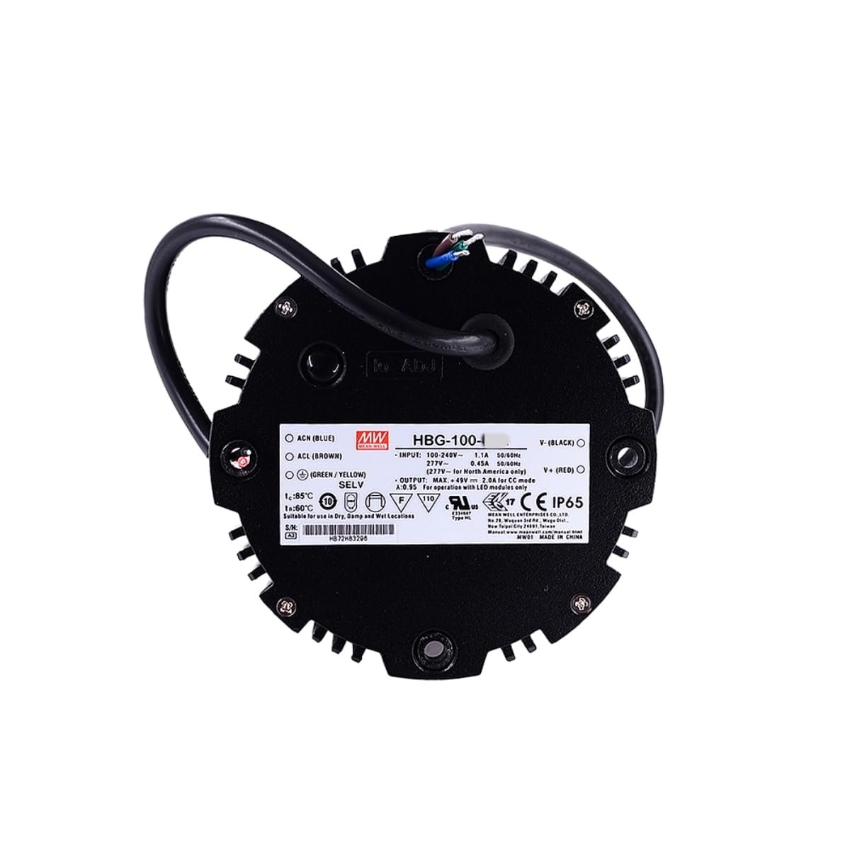 Mean Well HBG-100-24A Driver LED 100W 4A
