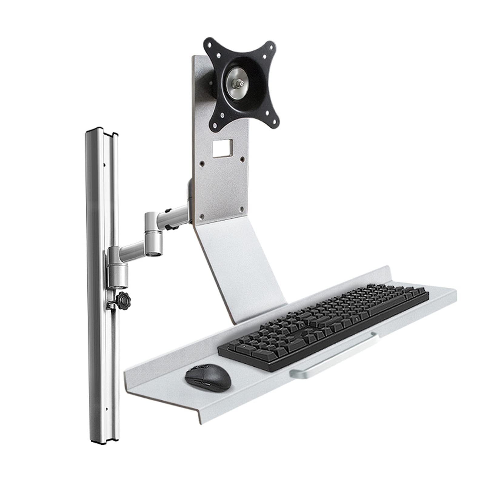 Soporte de pared para monitor 13"–27" con bandeja