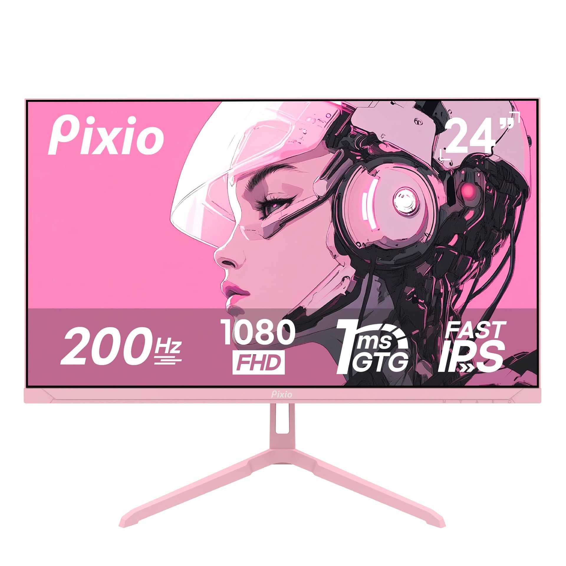 Pixio PX248 Wave Pink 24" 200Hz FHD IPS 1ms