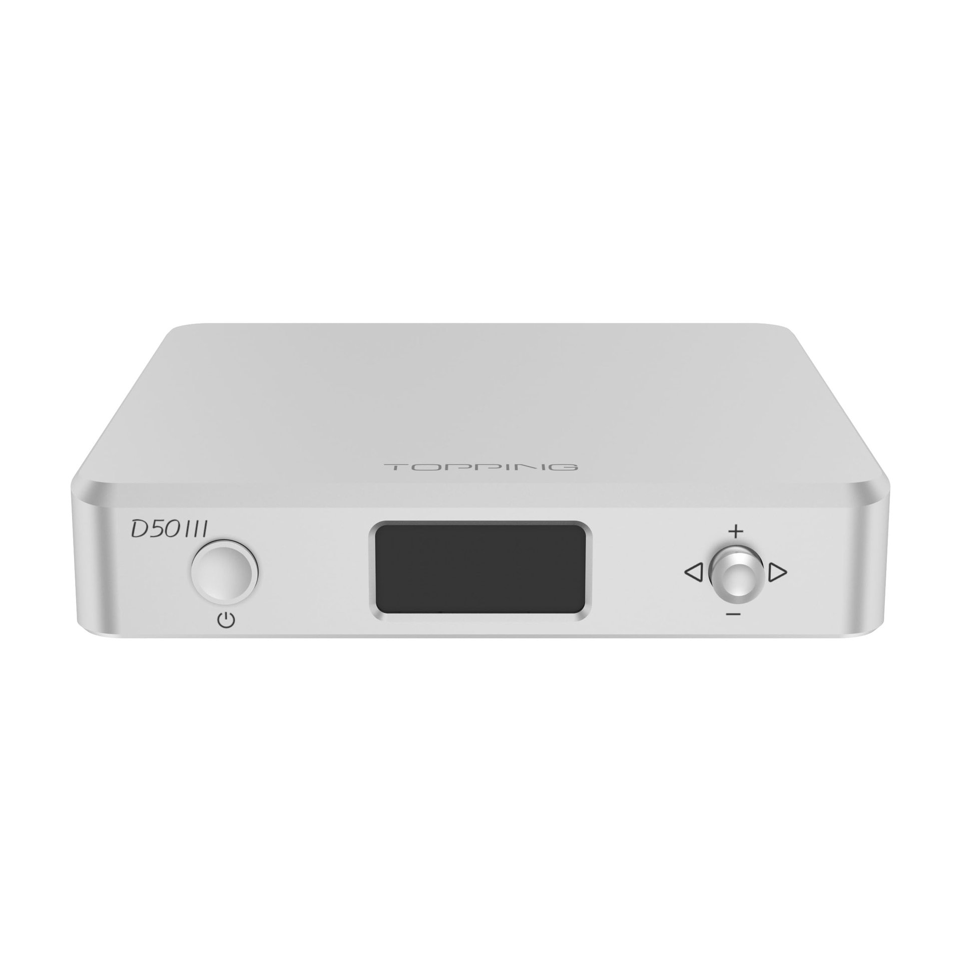 Topping D50 III DAC Preamplificador de Escritorio (Plateado)