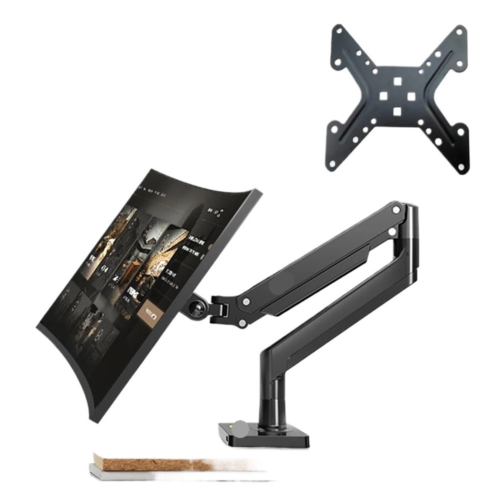 AVXANKTG G40 Brazo gas para monitor 22–40" 360° 3–15kg