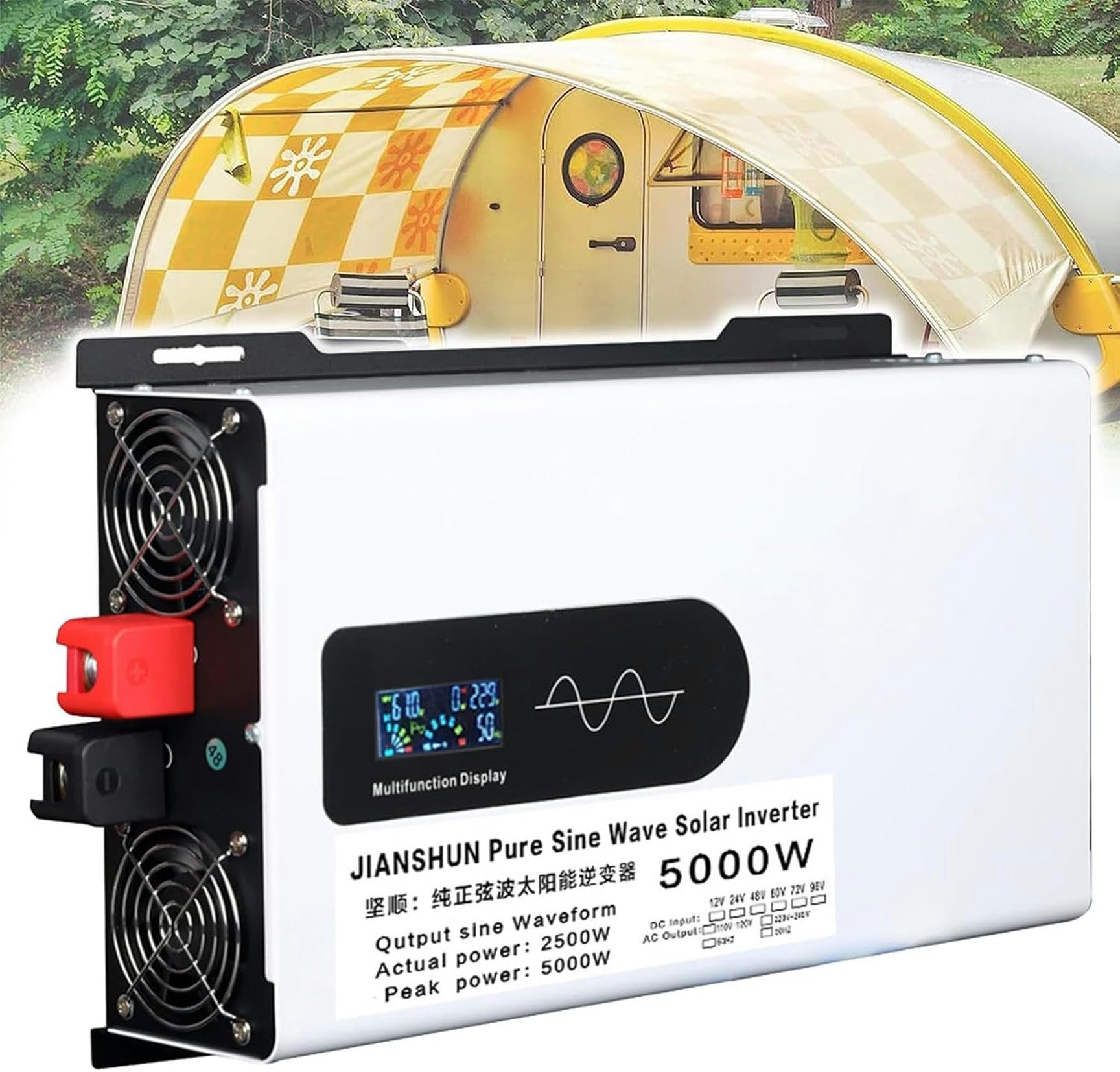 Inversor de Onda Sinusoidal Pura 5000W DC a AC