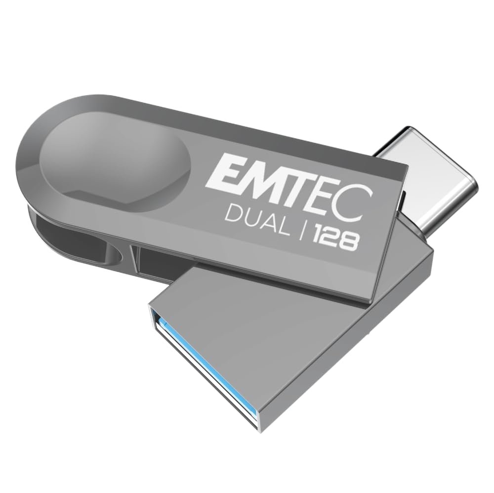 EMTEC D280 Dual USB-A/Type-C 128GB USB 3.2