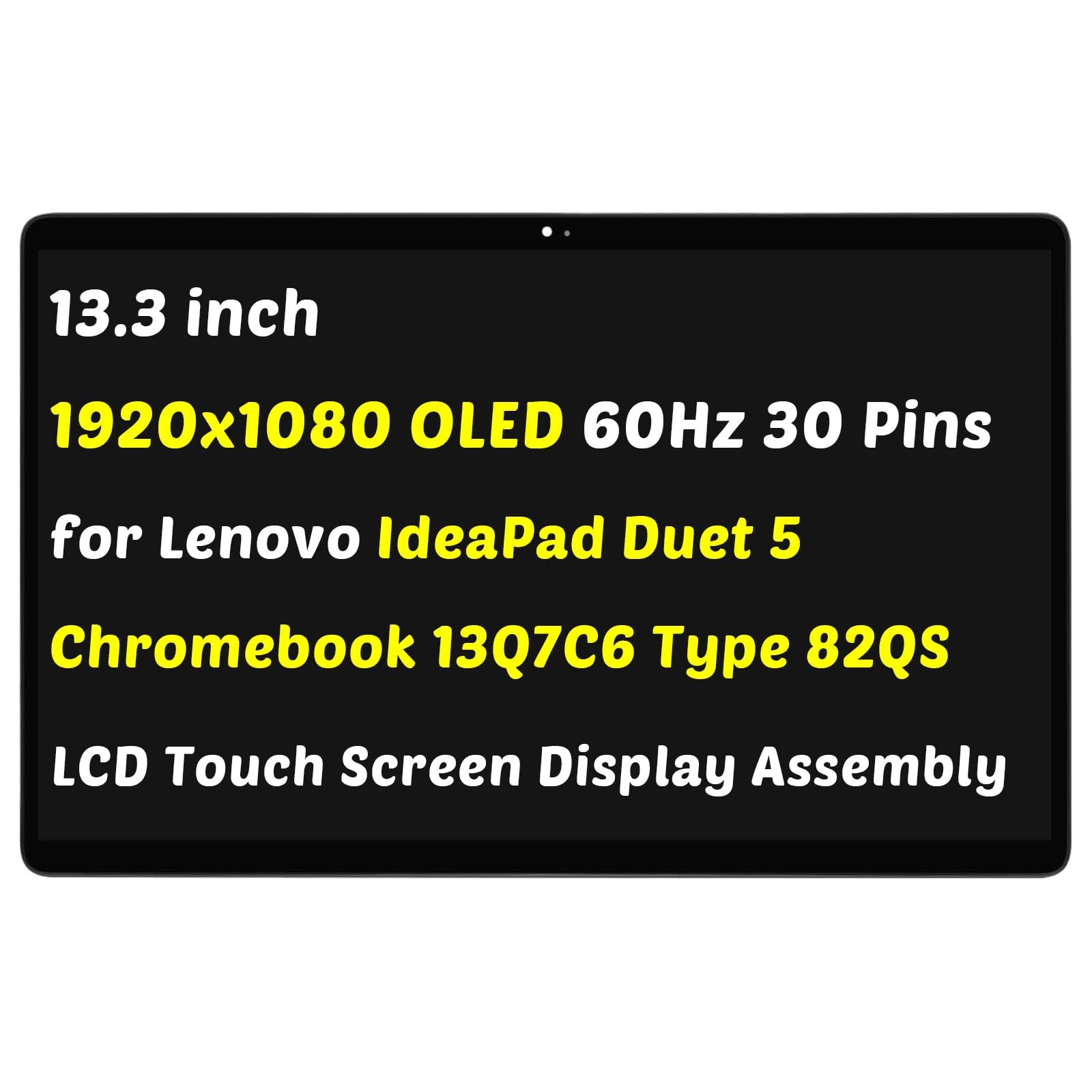 Pantalla OLED 13.3\" para Lenovo IdeaPad Duet 5 (82QS)
