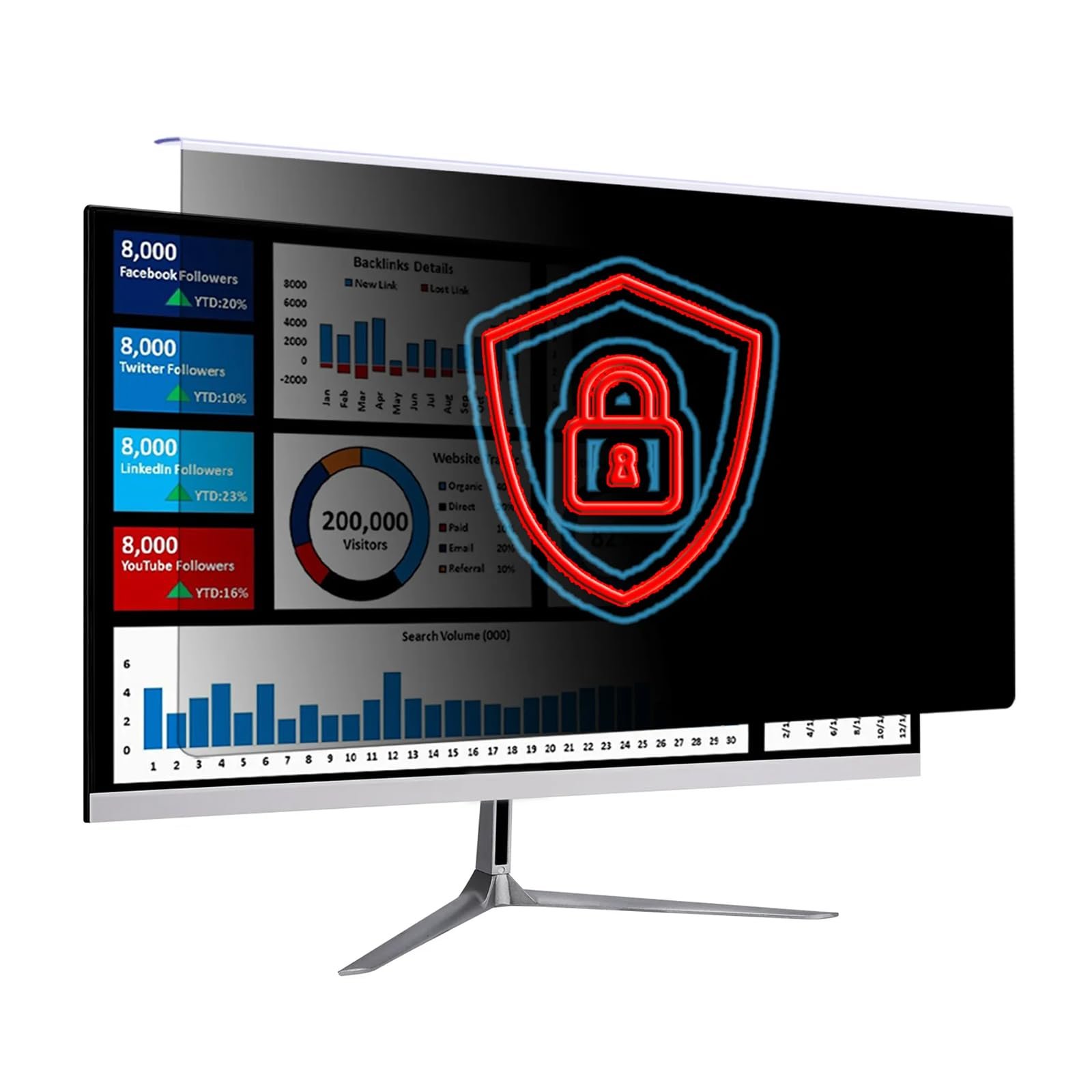 USAMZLUL Filtro de Privacidad Acrílico 21.5"