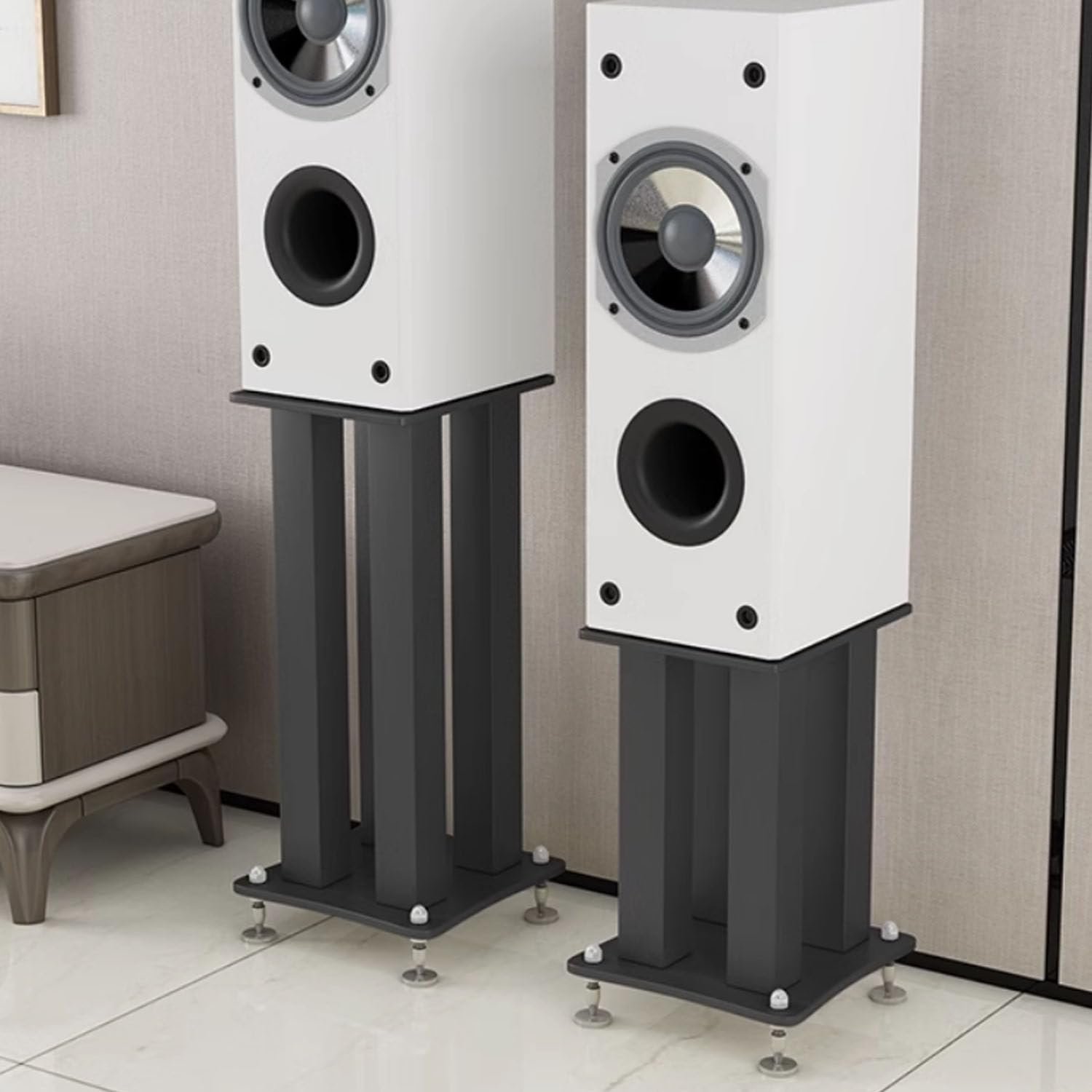 Soportes de piso para bocinas 2 piezas - 40 cm