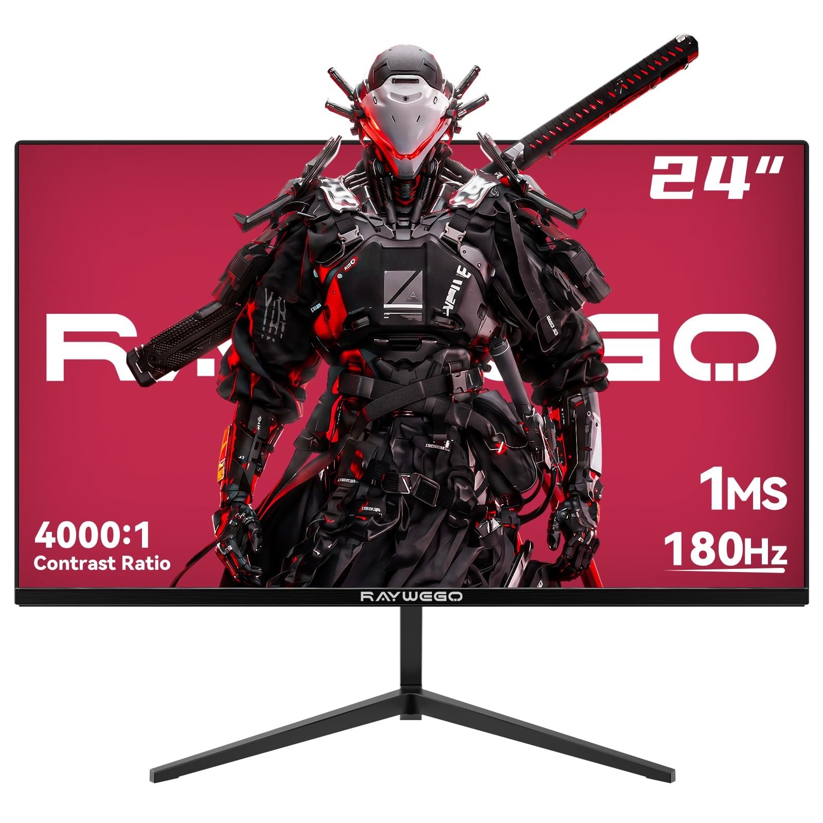 Raywego Monitor Gamer 24 pulgadas FHD 180Hz 1ms