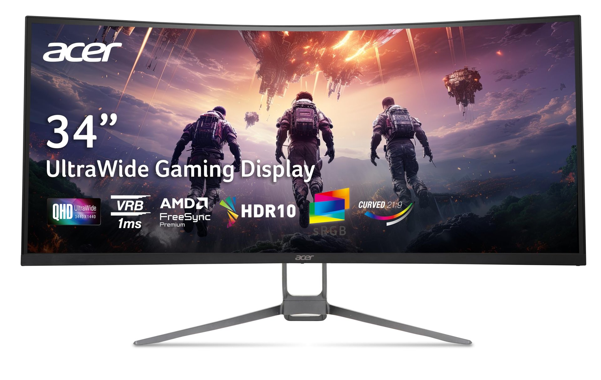 Acer Nitro 34" Curvo 21:9 UWQHD 3440x1440 120Hz