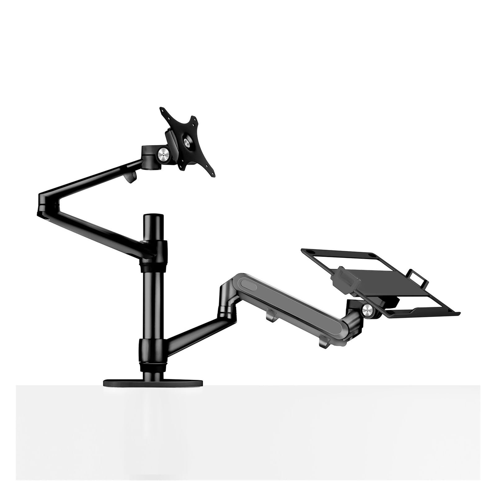 YTMJPQQJI Base combinada para laptop y monitor (Gris oscuro)