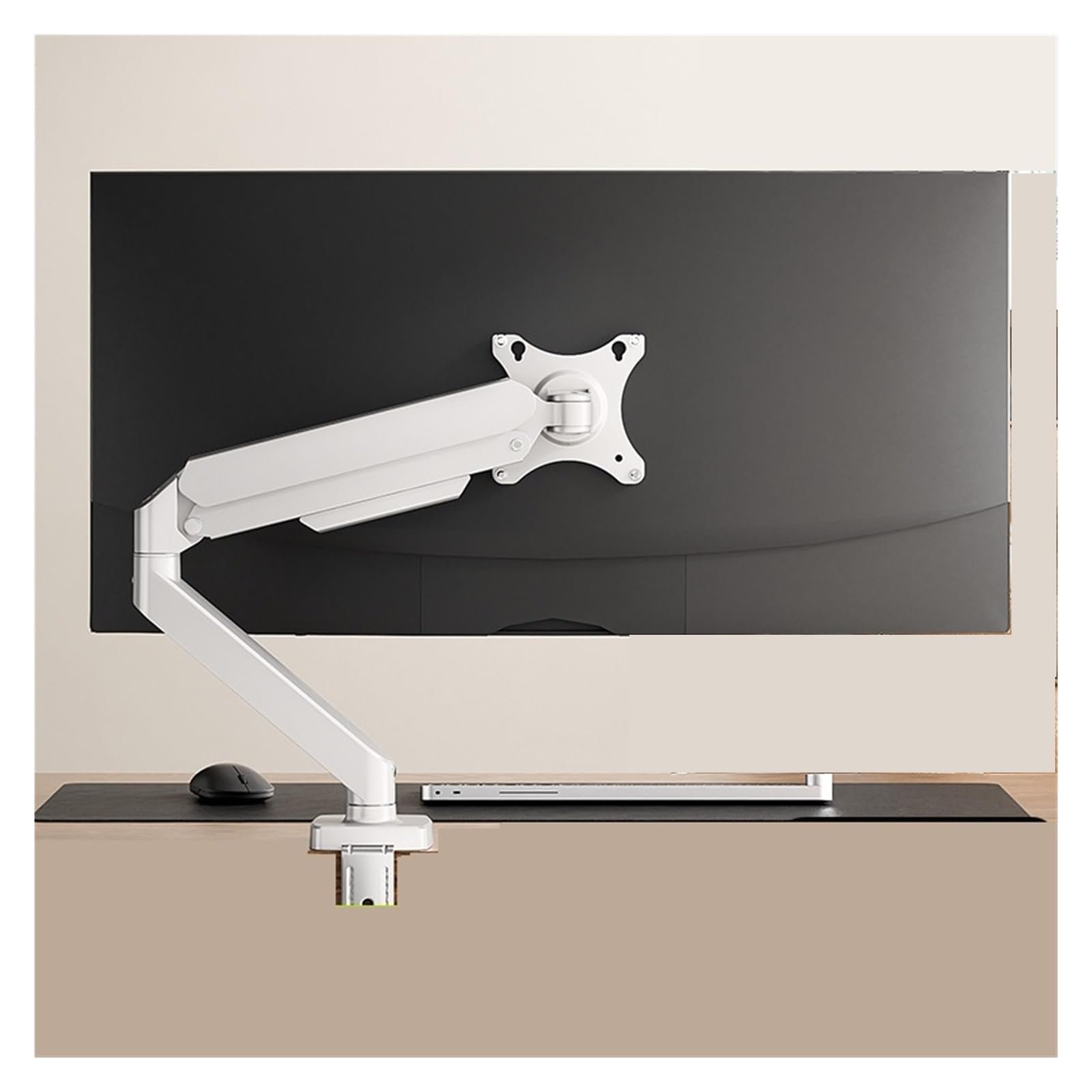 Brazo monitor robótico ajustable BEGWVDJTP S1 Blanco