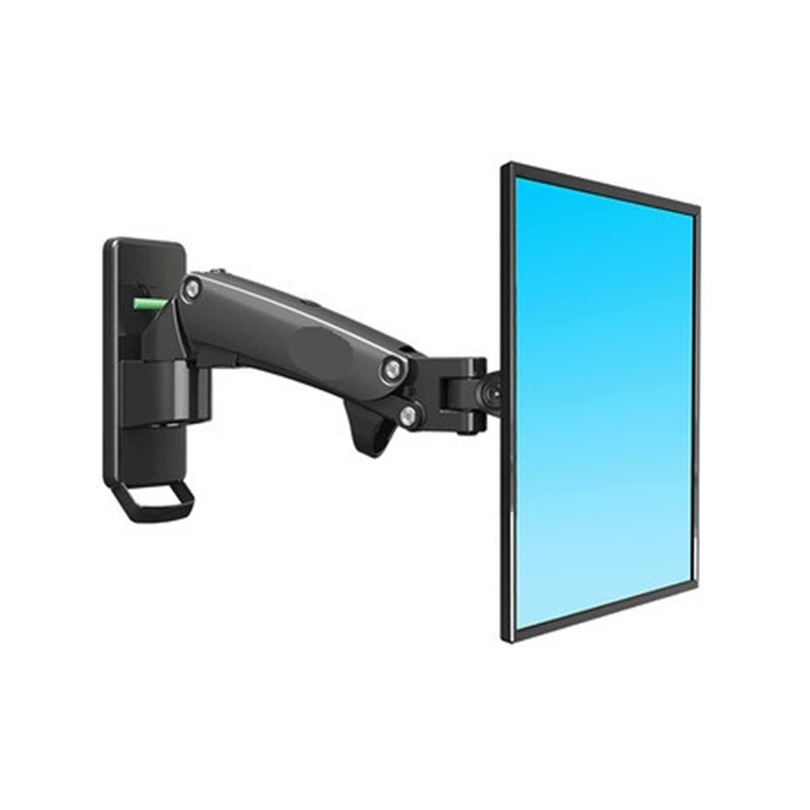 YTMJPQQJI Soporte mural hidráulico F120 17–27'' (Negro)