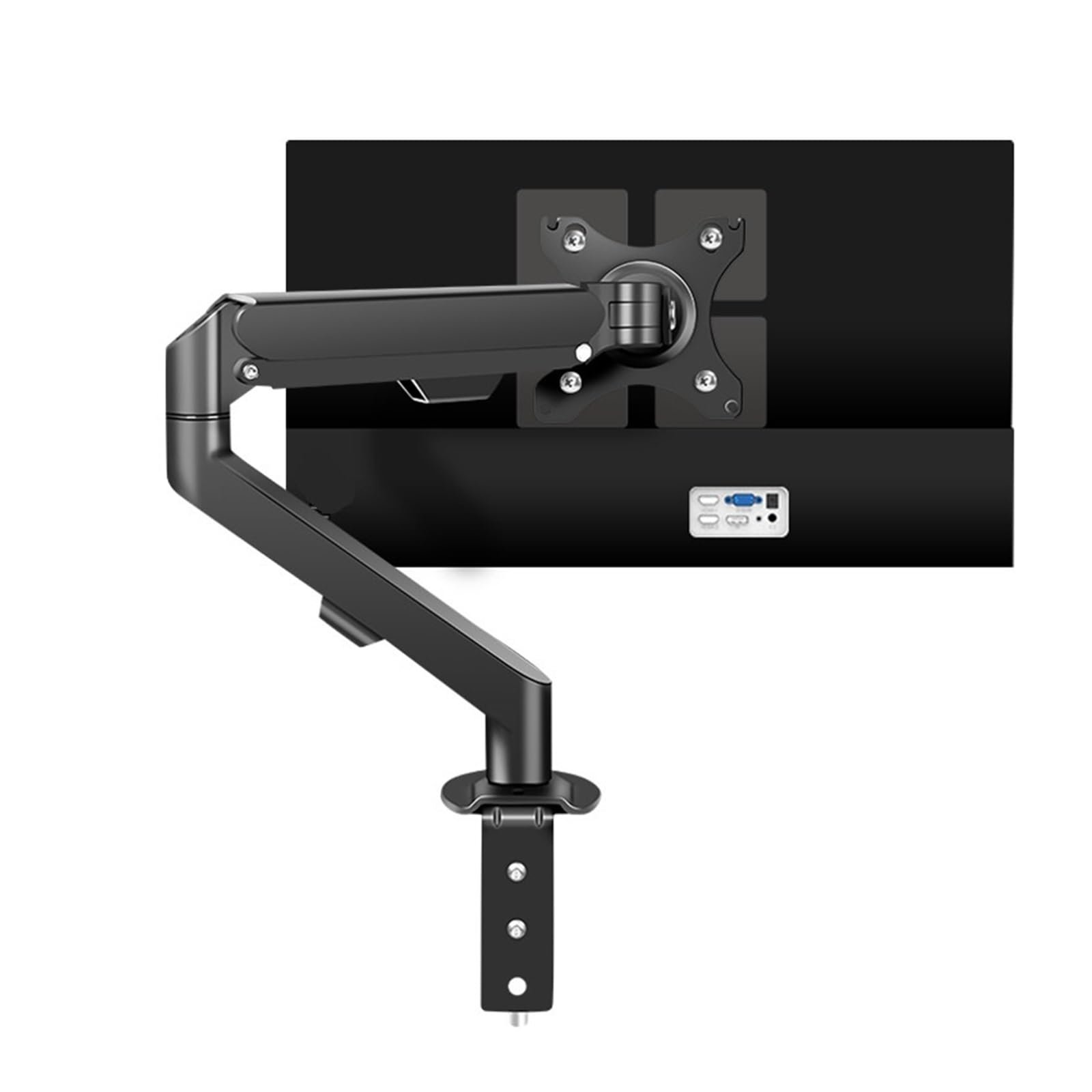 YTMJPQQJI Soporte de monitor sin perforación (negro)