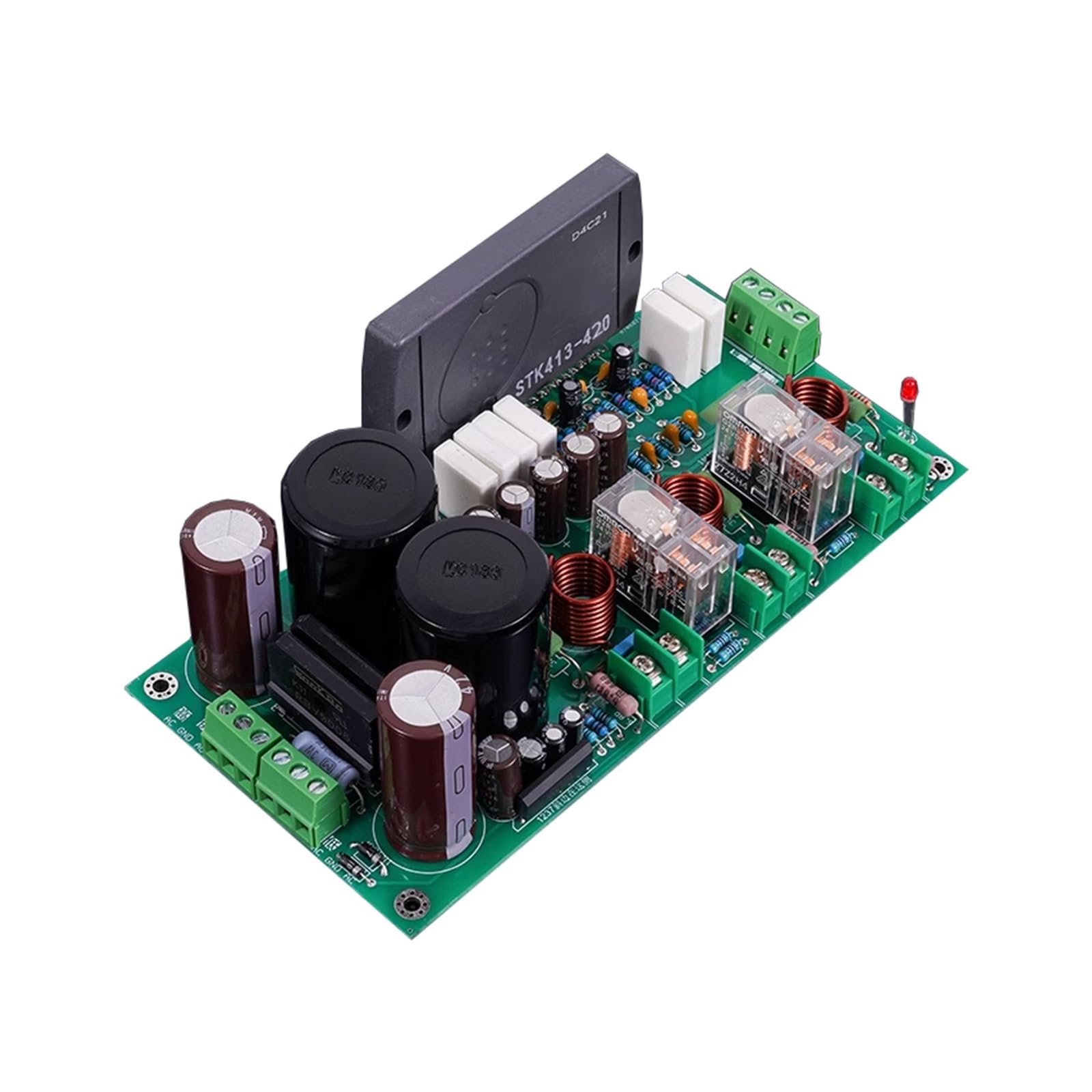 Placa de amplificador 2.1CH 75W+75W+120W STK412-420