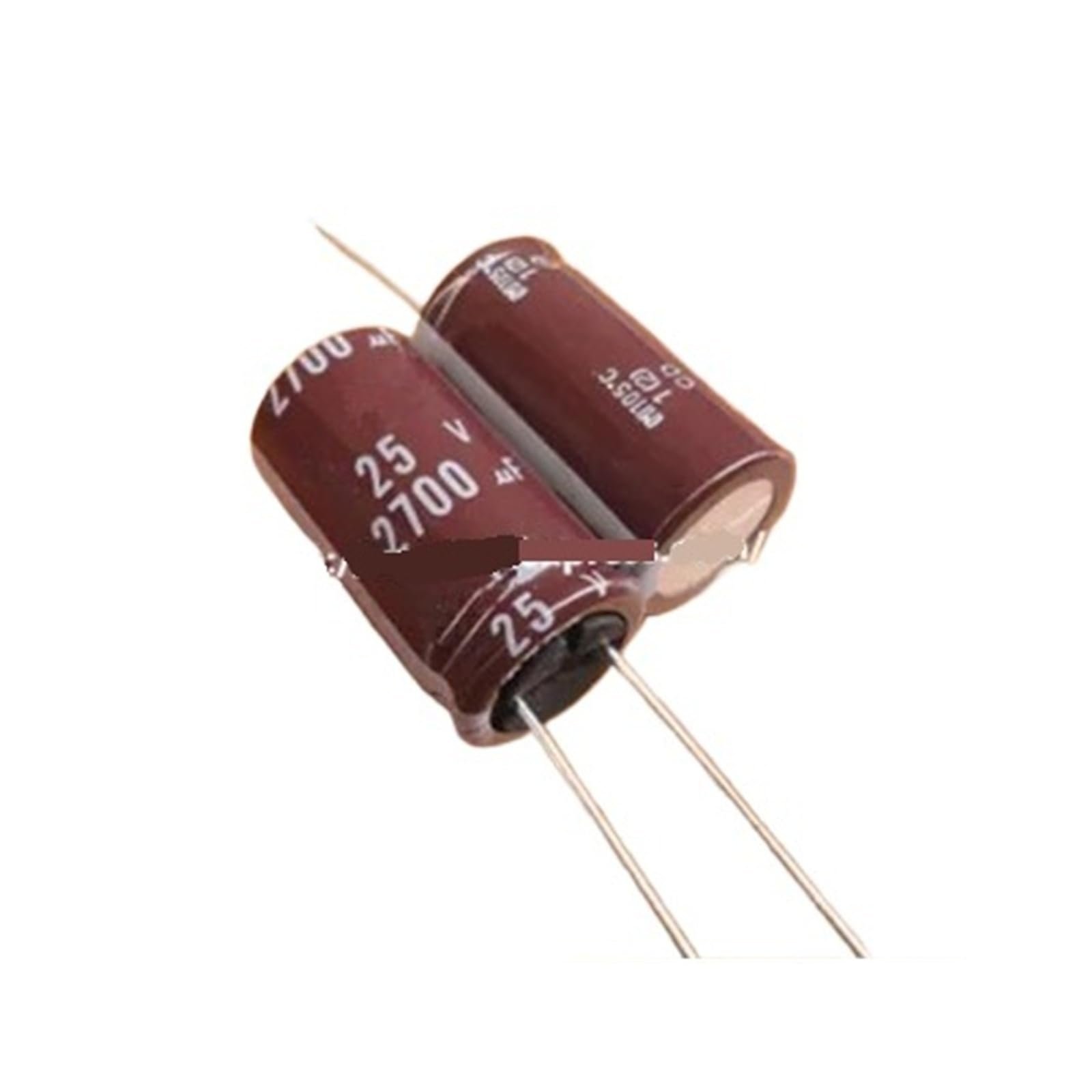 50 Piezas Condensador Electrolítico 2700µF 25V 16×25 mm