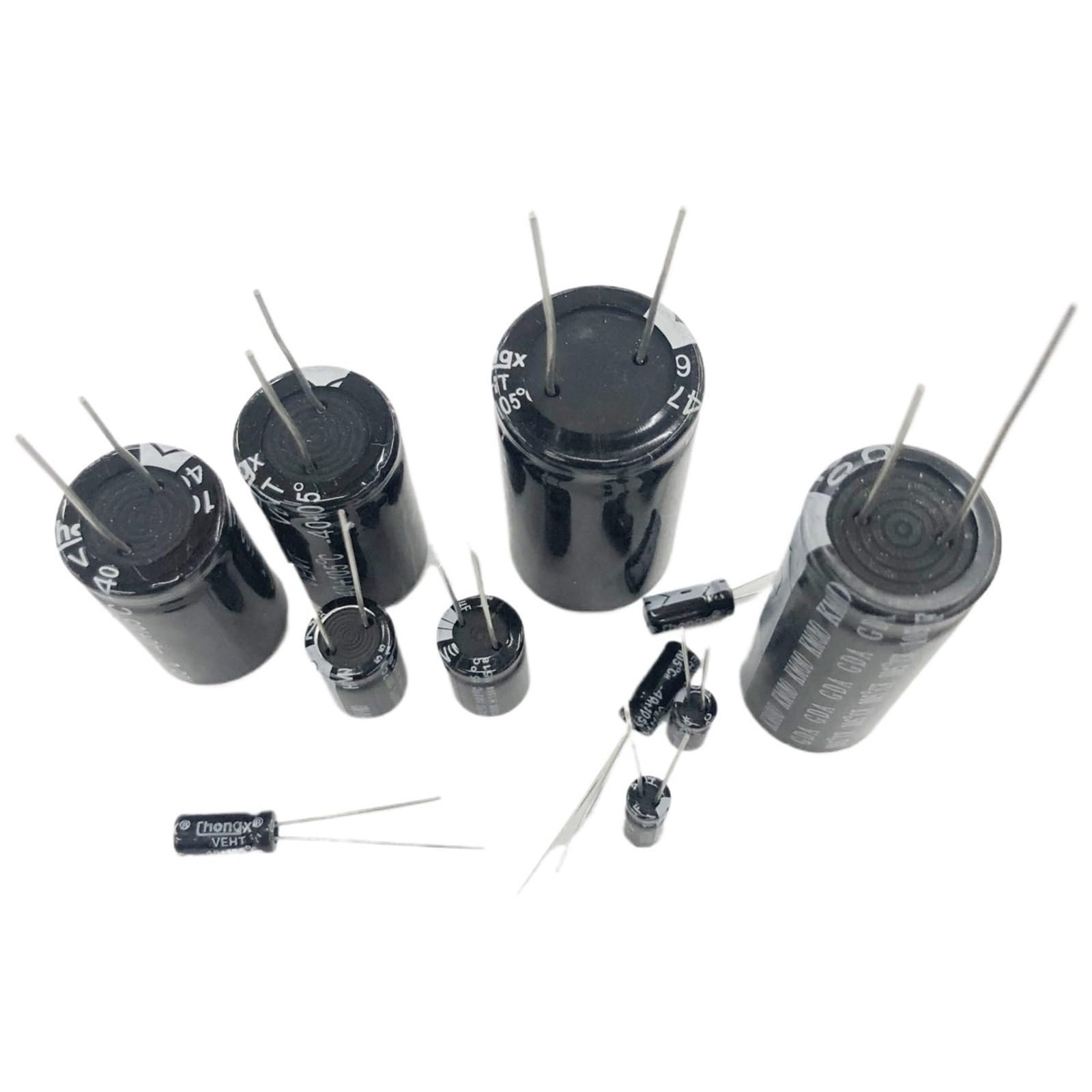 Condensadores electrolíticos 250V 3.3µF — 500 pzas