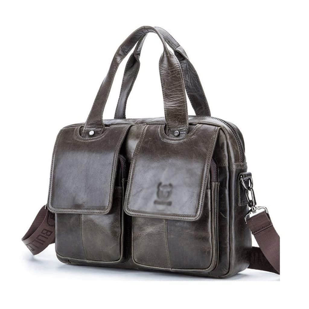 GSGRTYJIO Portafolio Vintage de Piel Italiana para Laptop