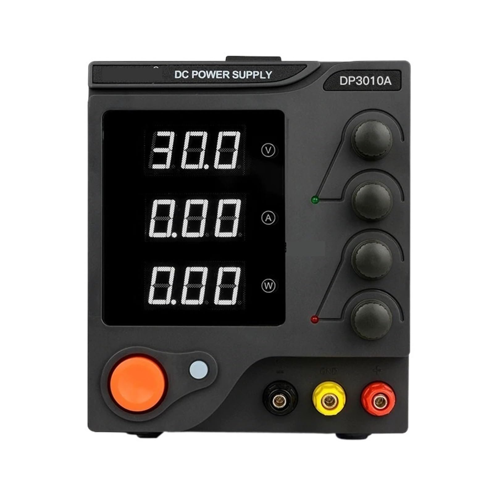 Fuente de laboratorio DP3010A, 0–30V DC, 5A
