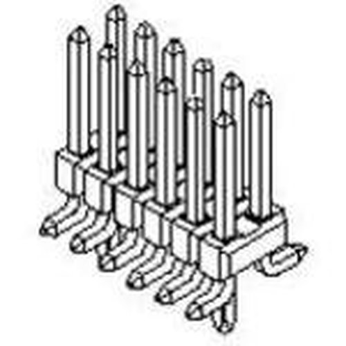 Molex 15-91-0120 Header 12 pos 2.54 mm SMD