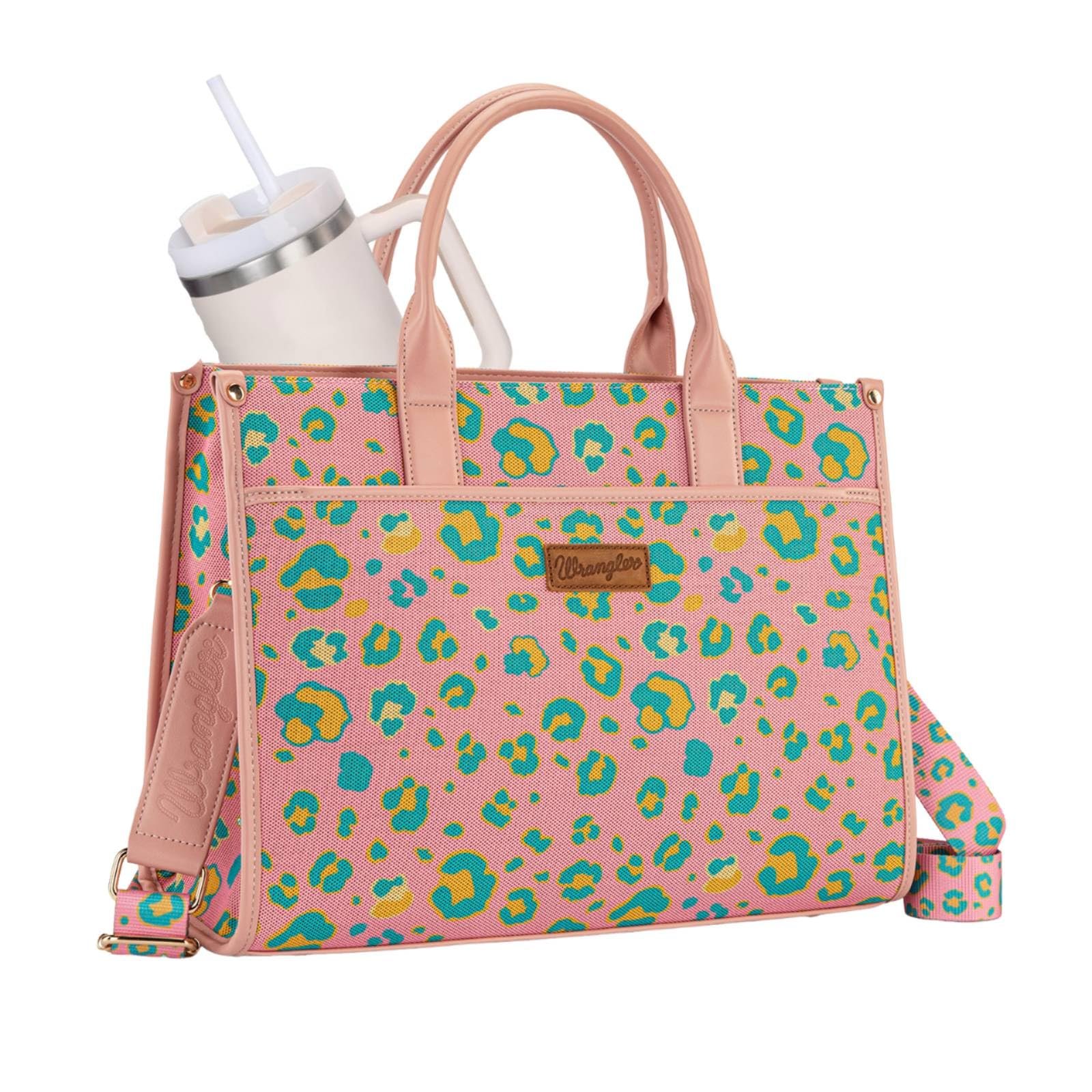 Wrangler Bolsa laptop 15.6" Tote convertible - Leopardo