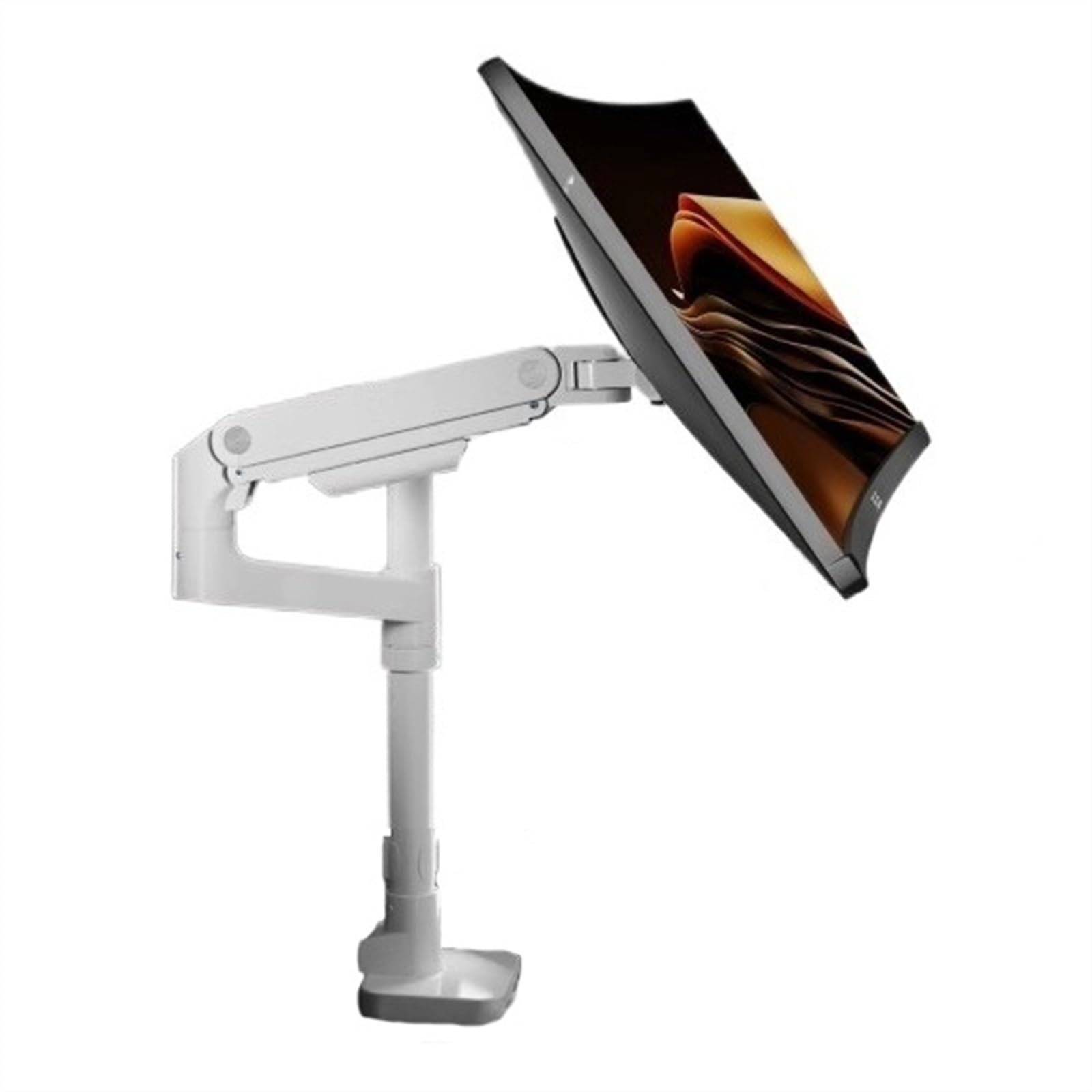 SFOIMO Soporte de Monitor Individual Ajustable (Blanco)