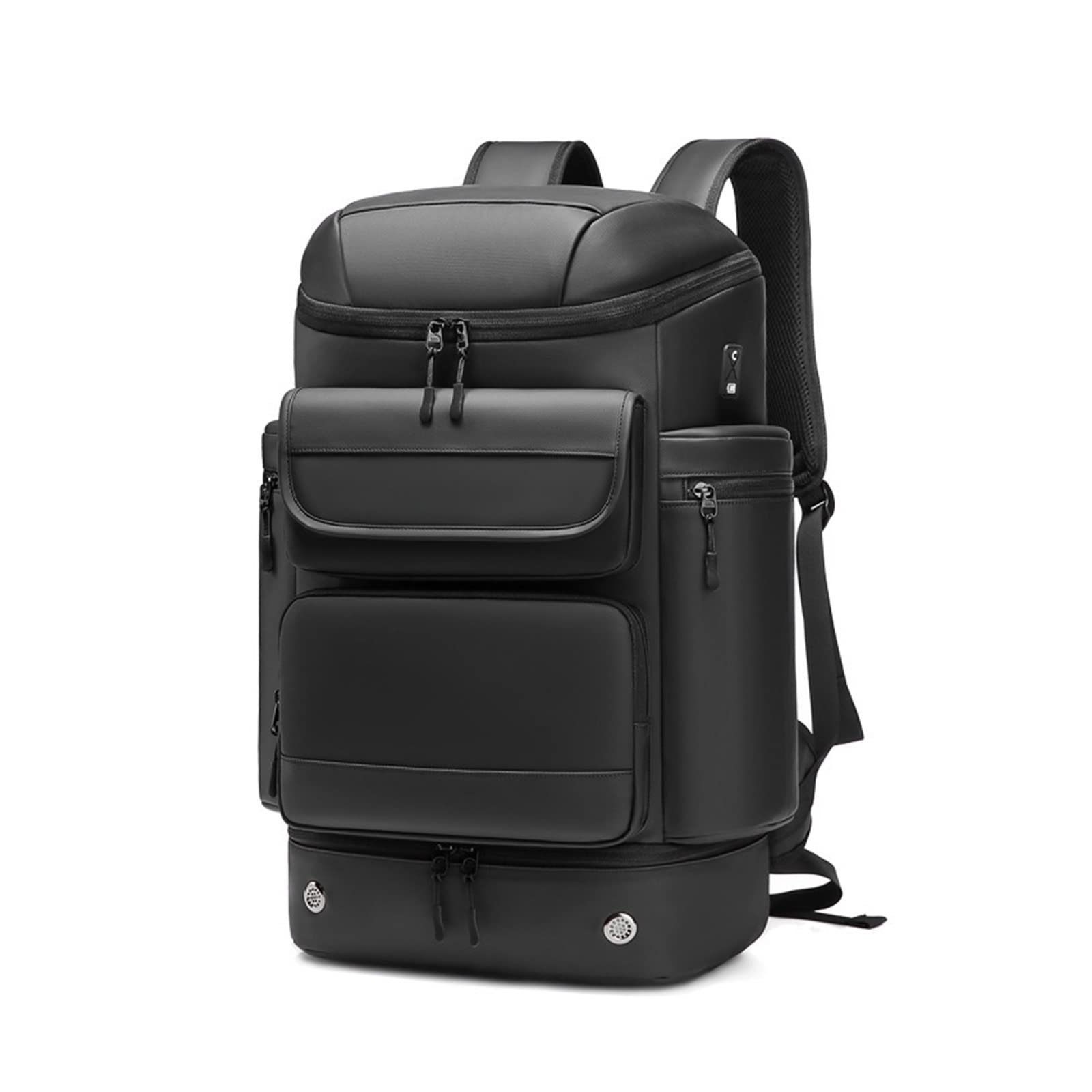 WQFFQWK Mochila 50L para Hombre con Bolsa de Zapatos