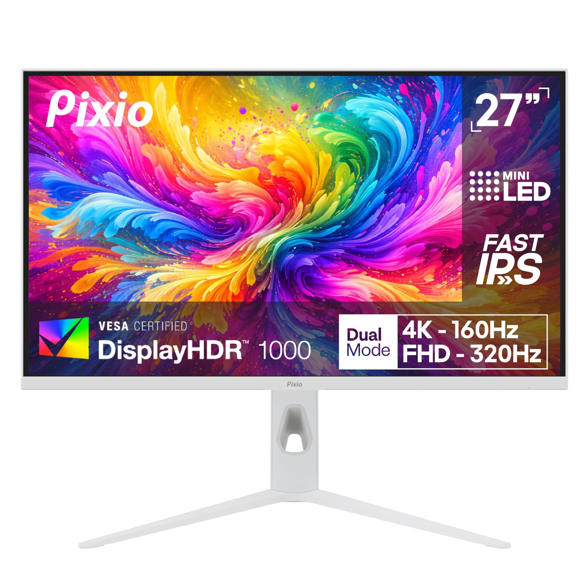 Pixio PX27UM 27\" Mini-LED 4K@160Hz/1080p@320Hz HDR