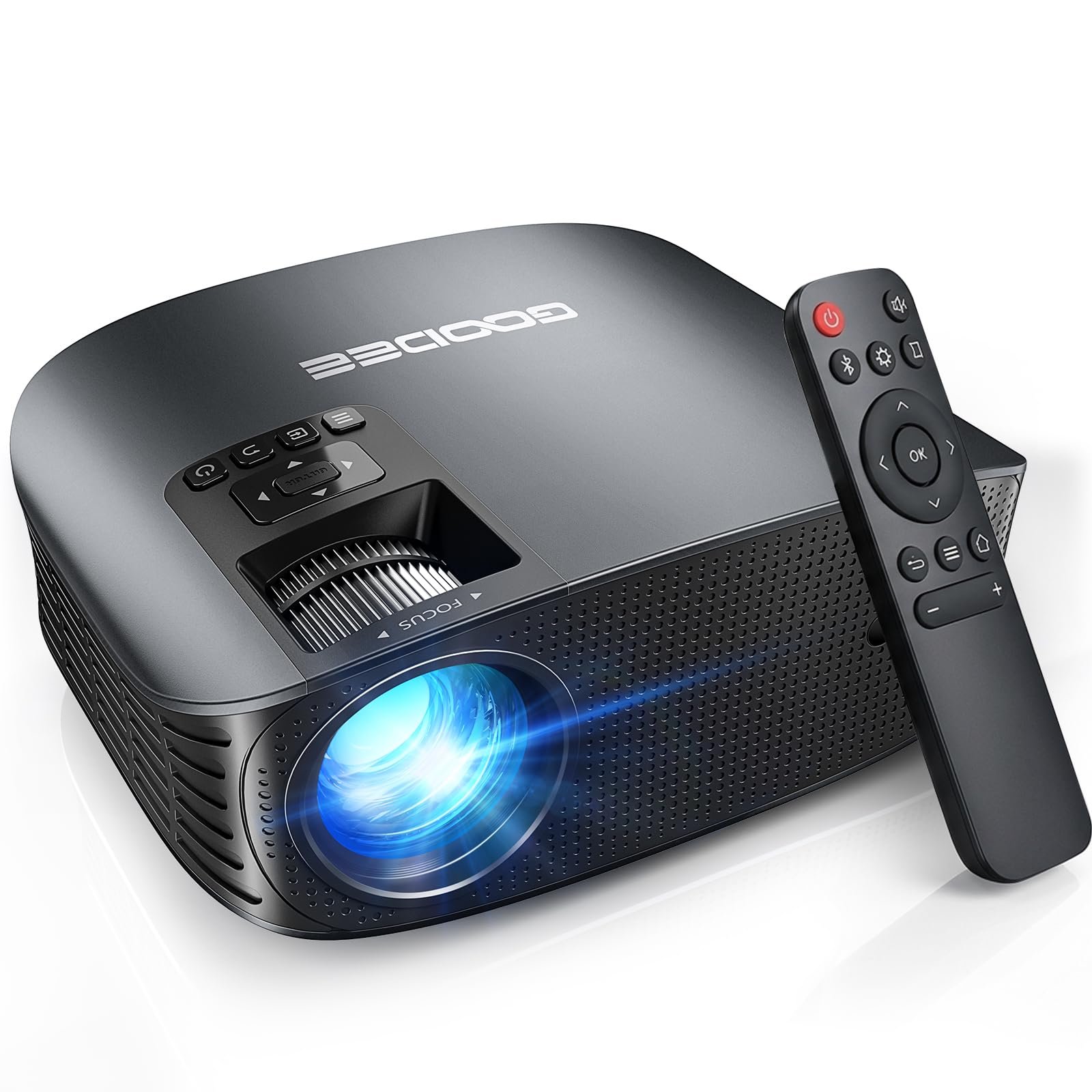GooDee Proyector 4K portátil Wi‑Fi 6 y Bluetooth 5.4