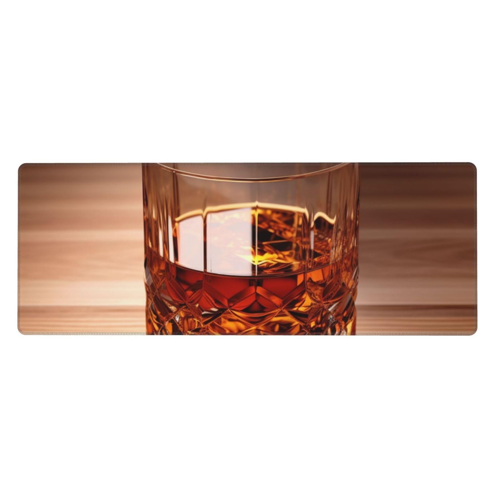 Alfombrilla XL 31.5×11.8 in — Brown Liquor in Cup