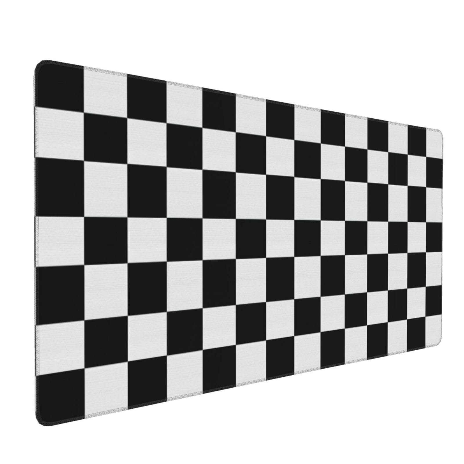 Tangopi Tapete Gamer Grande Blanco y Negro 90×40 cm