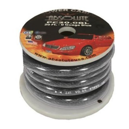 Absolute P020SV Cable de potencia 0 Gauge 20 pies