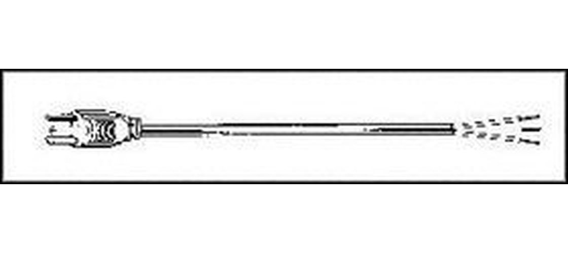 Volex Cable de alimentación NEMA 5-15P 6ft 10A (17406)