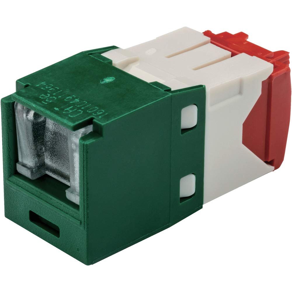 Conector Panduit UTP Cat5e RJ-45 hembra, 1 pza, verde