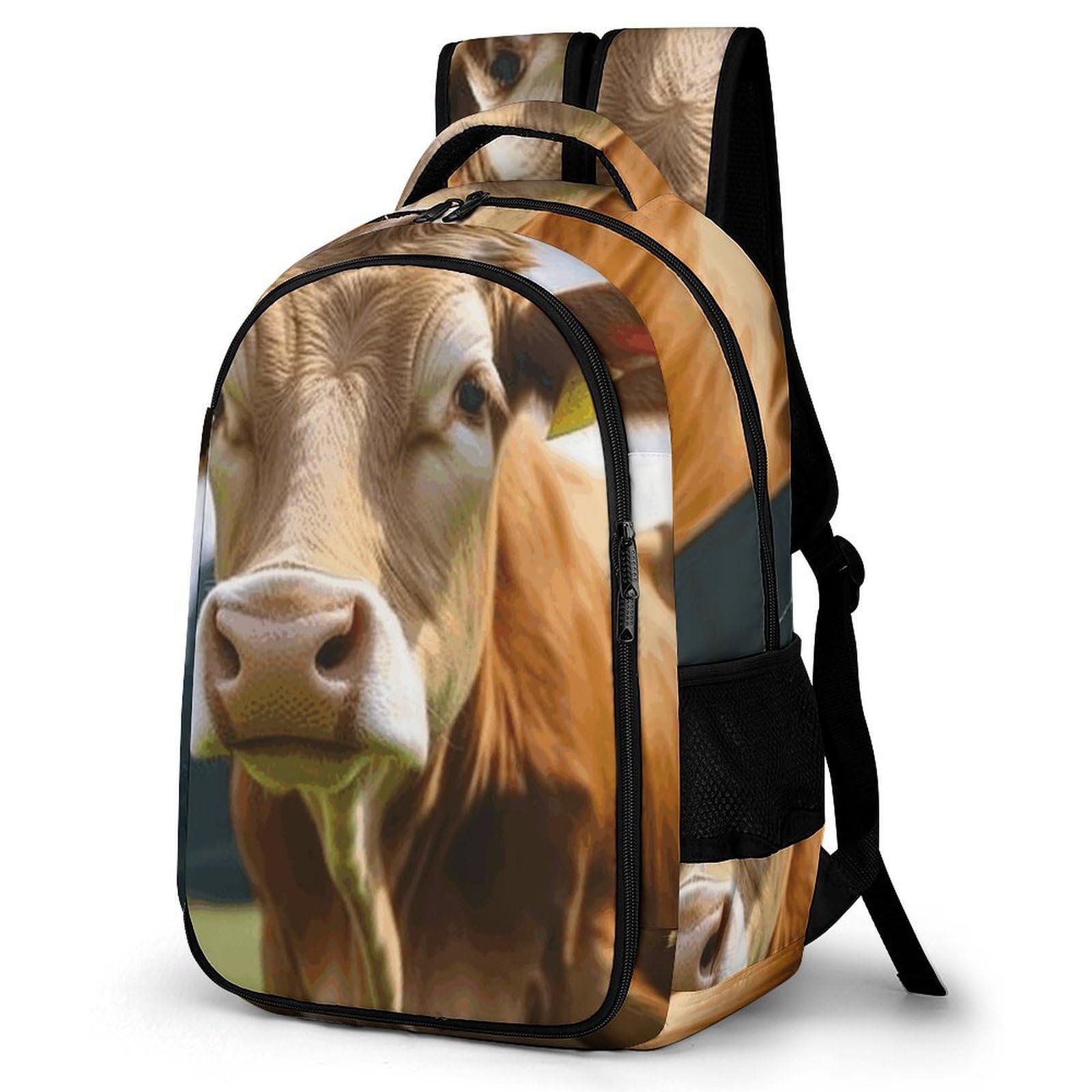 VTCTOASY Mochila para laptop 15.6'' Estampado vaca