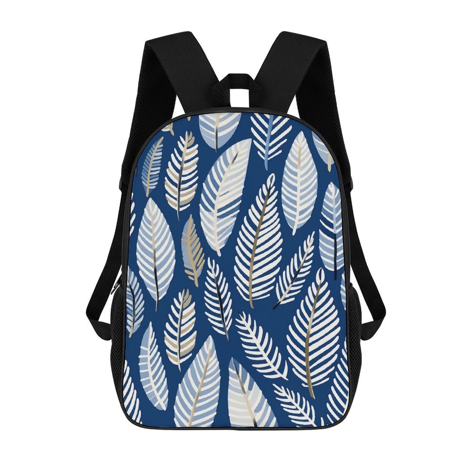 GHZWACKJ Mochila de Viaje 17" para Laptop - Hojas Blancas