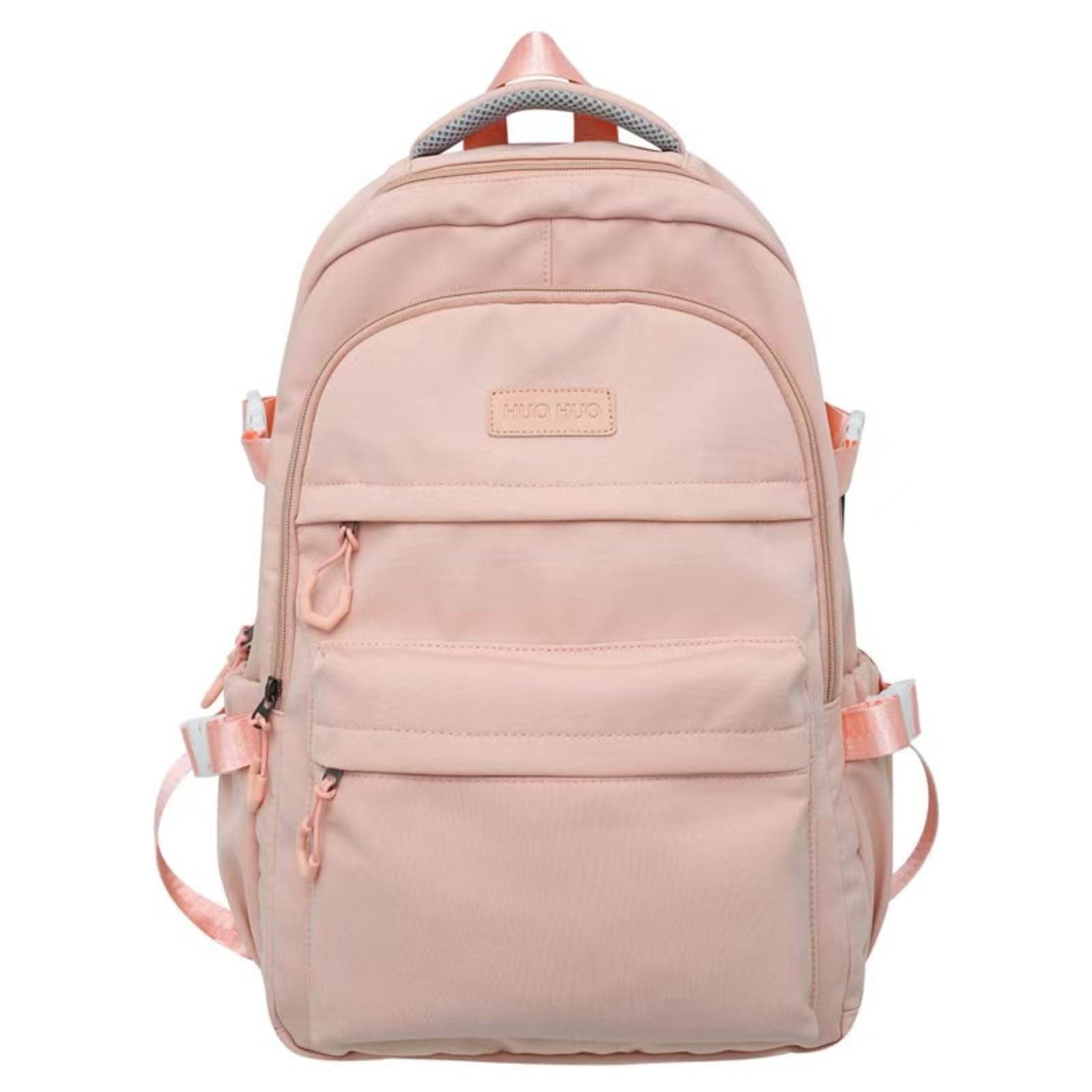 MININAI Mochila Preppy Grande para Laptop (Rosa)