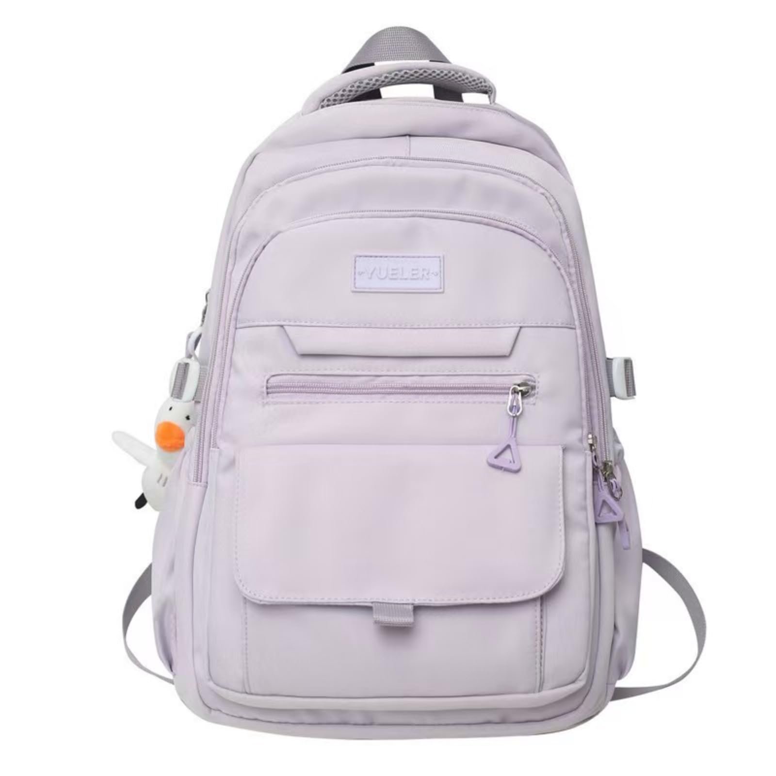 MININAI Mochila Escolar Preppy para Niñas y Niños (Morado)
