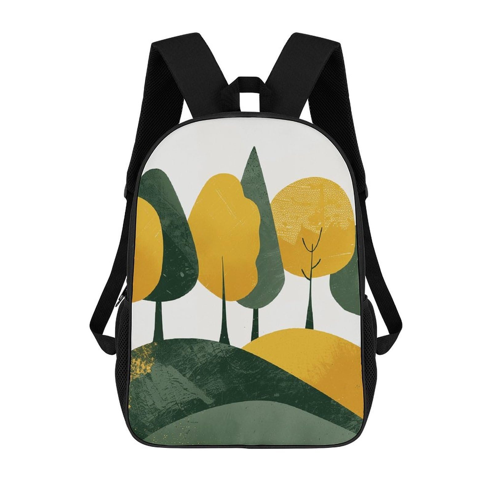 Mochila QWJKM 17'' para laptop unisex - Diseño árboles