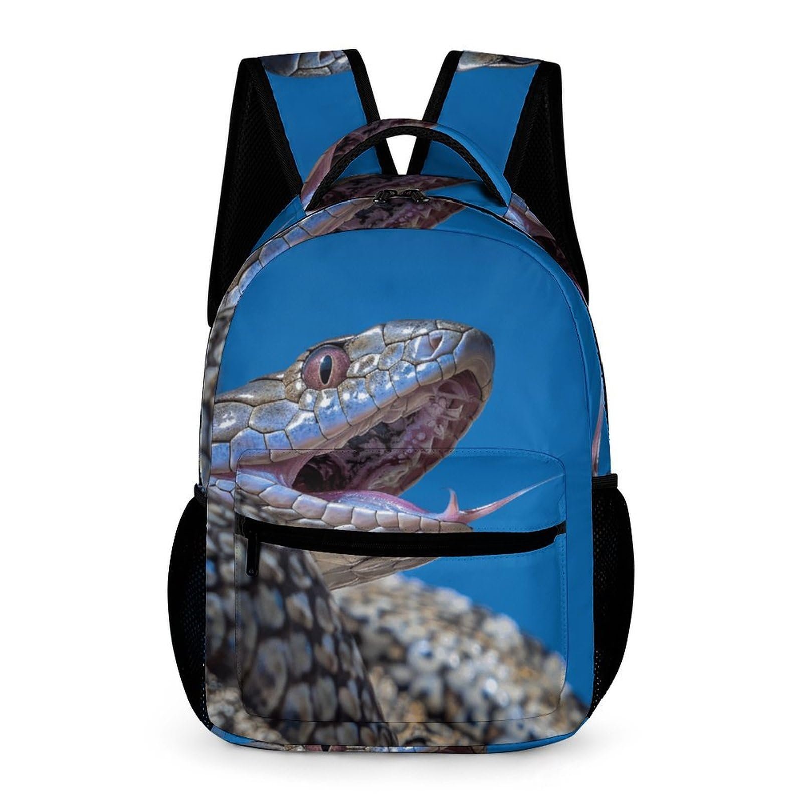 KLOPH Mochila de Viaje Snake on Rock 16 pulgadas